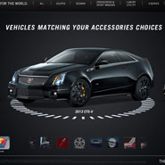 Cadillac Accessories Kiosk Visualizer